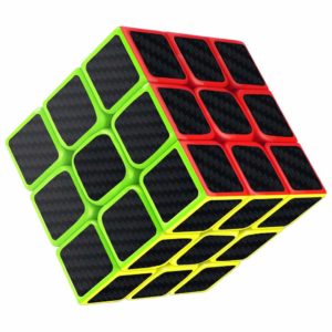 TAOUN Cubo Specchio 3x3, Gioco Puzzle 3D, Design Regolabile a Molla, Adesivo in Fibra di Carbonio cubo Magico Liscio, Versione aggiornata, 5,7 cm