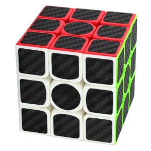Puzzle Cube 3x3x3 Coolzon® Magico Cubo con Adesivo in Fibra di Carbonio Nuovo Velocità