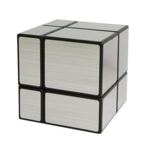 HJXDtech - Giocattoli educativi Shengshou irregolare 2x2x2 Mirror Magic Metti alla cubo 3D Twist Puzzle cubo - argento
